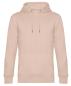 Preview: ein Alt Rosa Hoodie, Kapuzenpulli ist von vorne dargestellt. Vorne befindet sich auf Bauchhöhe eine Tasche